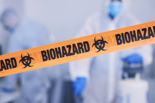 Professional Blood Cleanup technician working in Pinehurst, MA